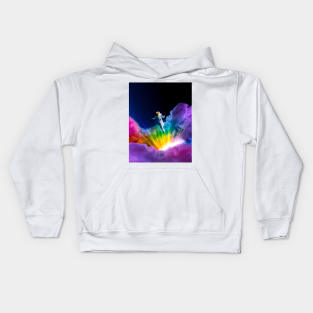 Chroma Clouds Kids Hoodie